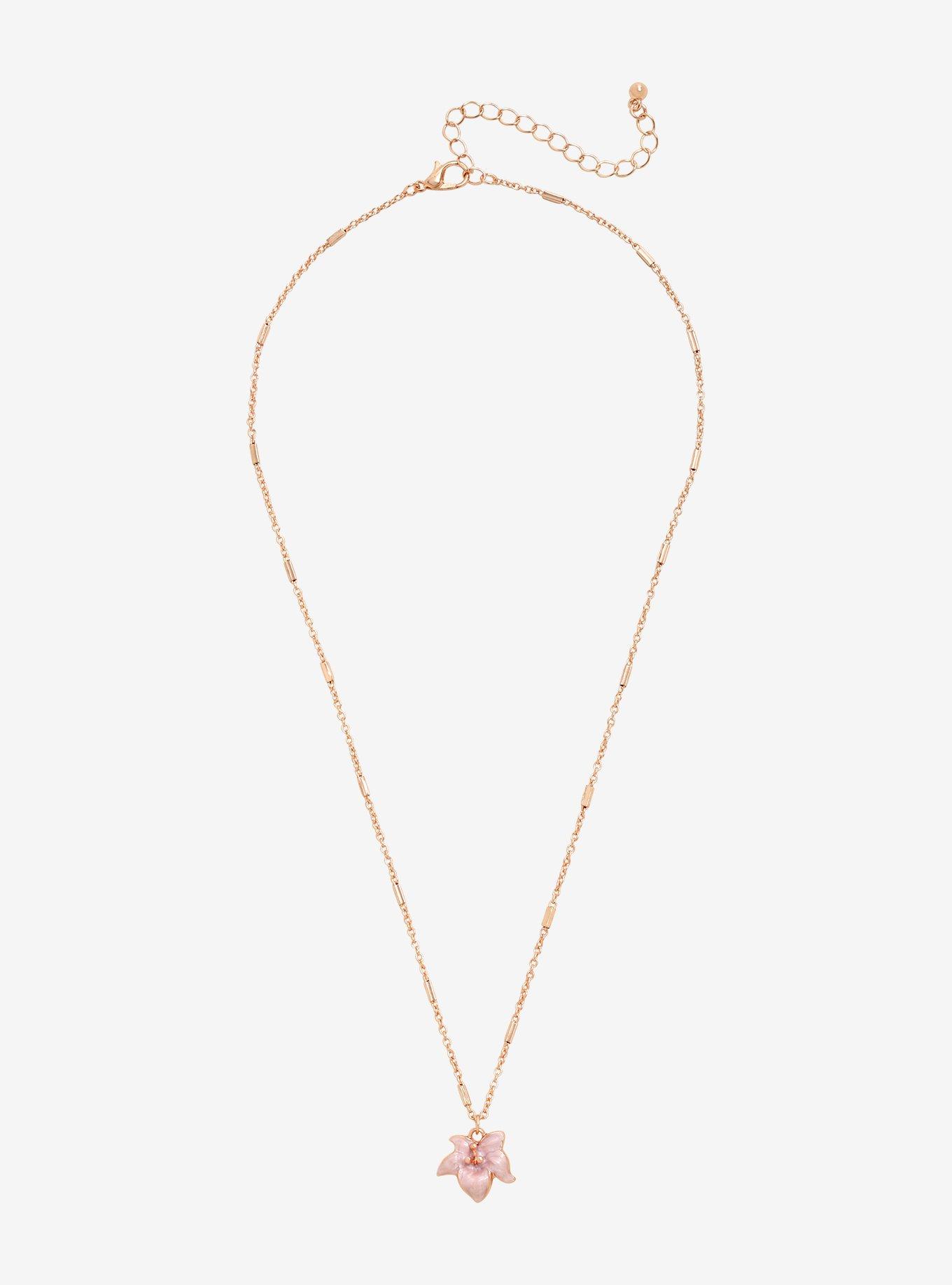Disney Mulan Magnolia Necklace, , alternate