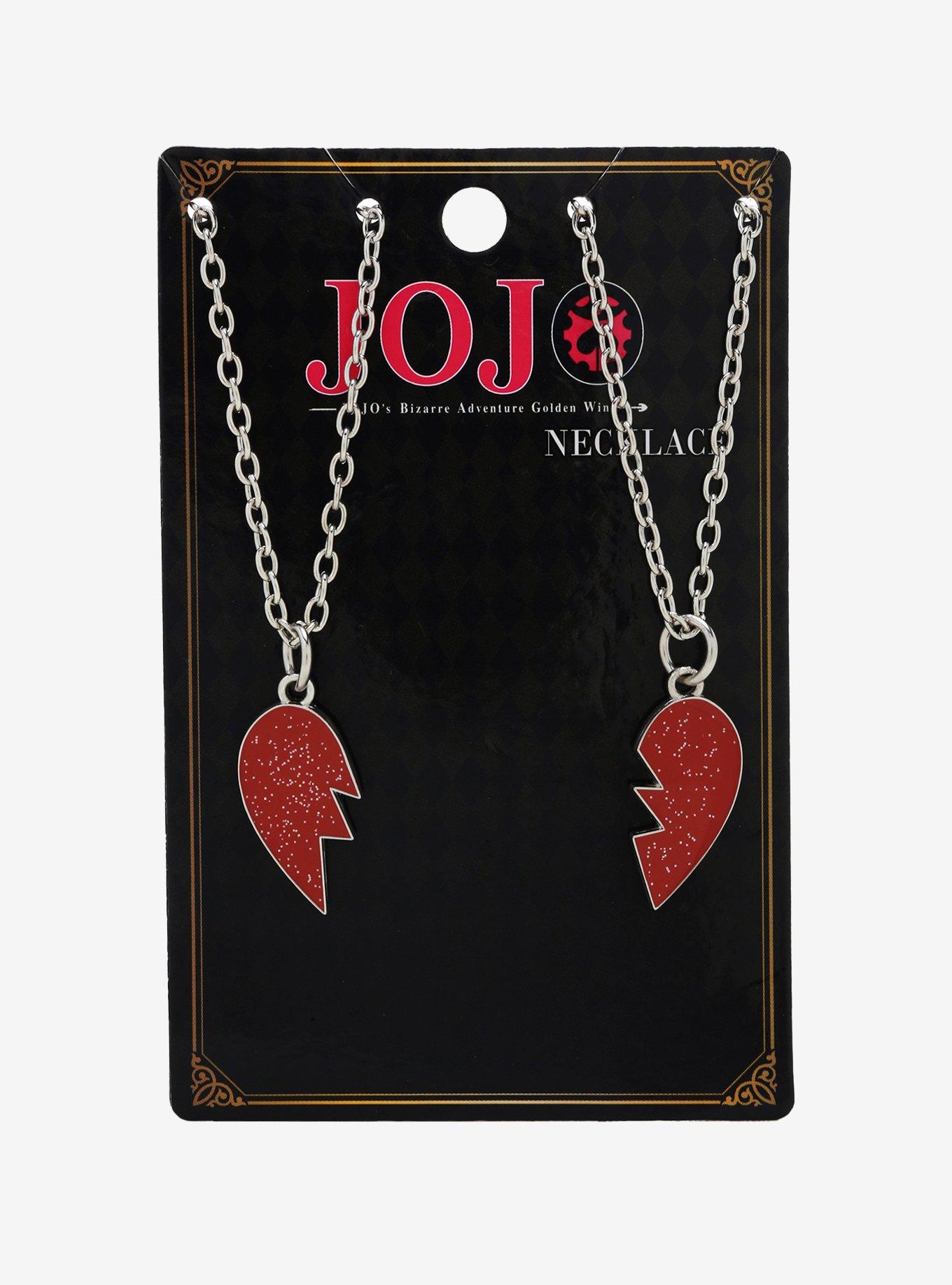 JoJo's Bizarre Adventure: Golden Wind Heart Best Friend Necklace Set, , alternate