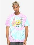 SpongeBob SquarePants Group Pastel Tie-Dye T-Shirt, MULTI, alternate