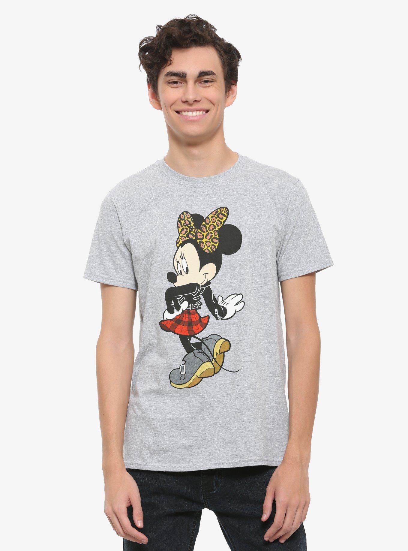 Disney Minnie Mouse Leopard Bow T-Shirt, MULTI, alternate - view 2