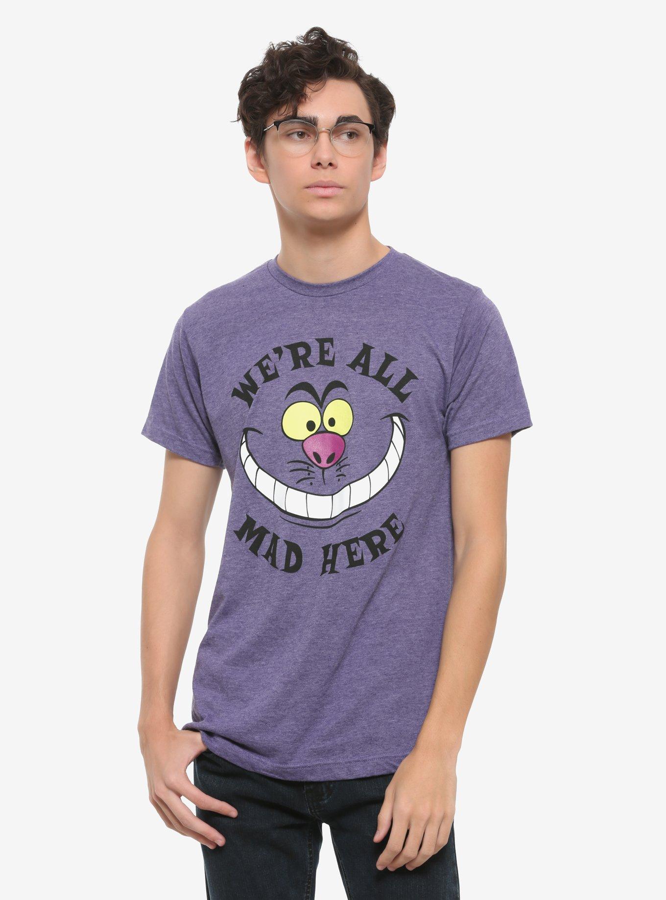Disney Alice In Wonderland Cheshire Cat Face T-Shirt, , alternate