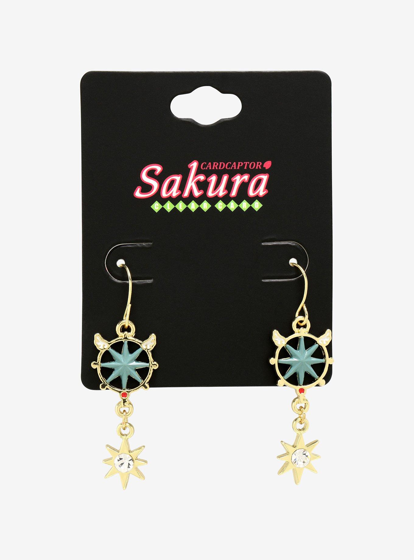 Cardcaptor Sakura: Clear Card Dream Staff Drop Earrings, , alternate