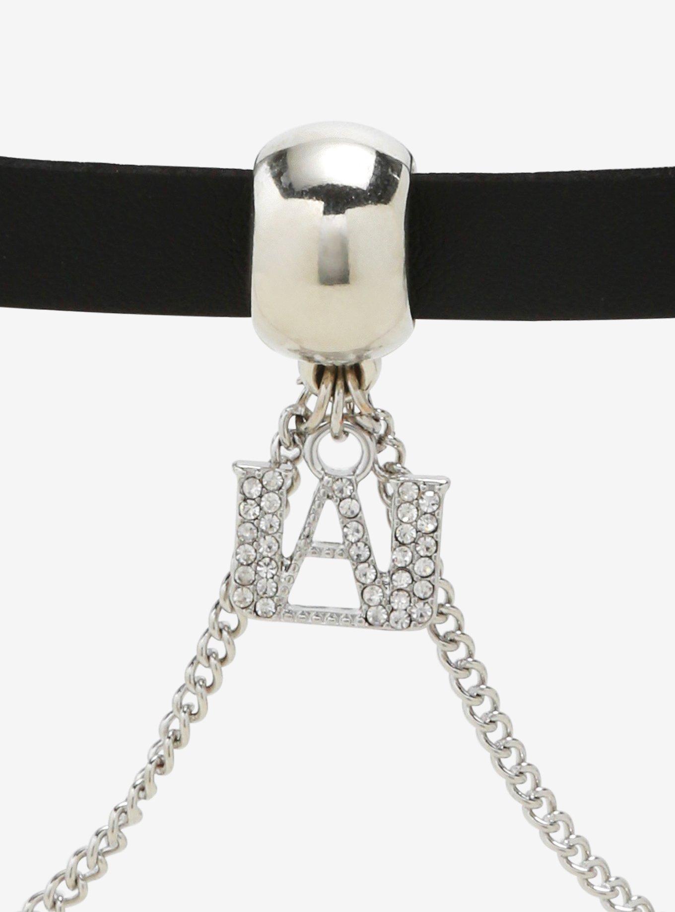 My Hero Academia U.A. High Faux Leather Chain Choker, , hi-res