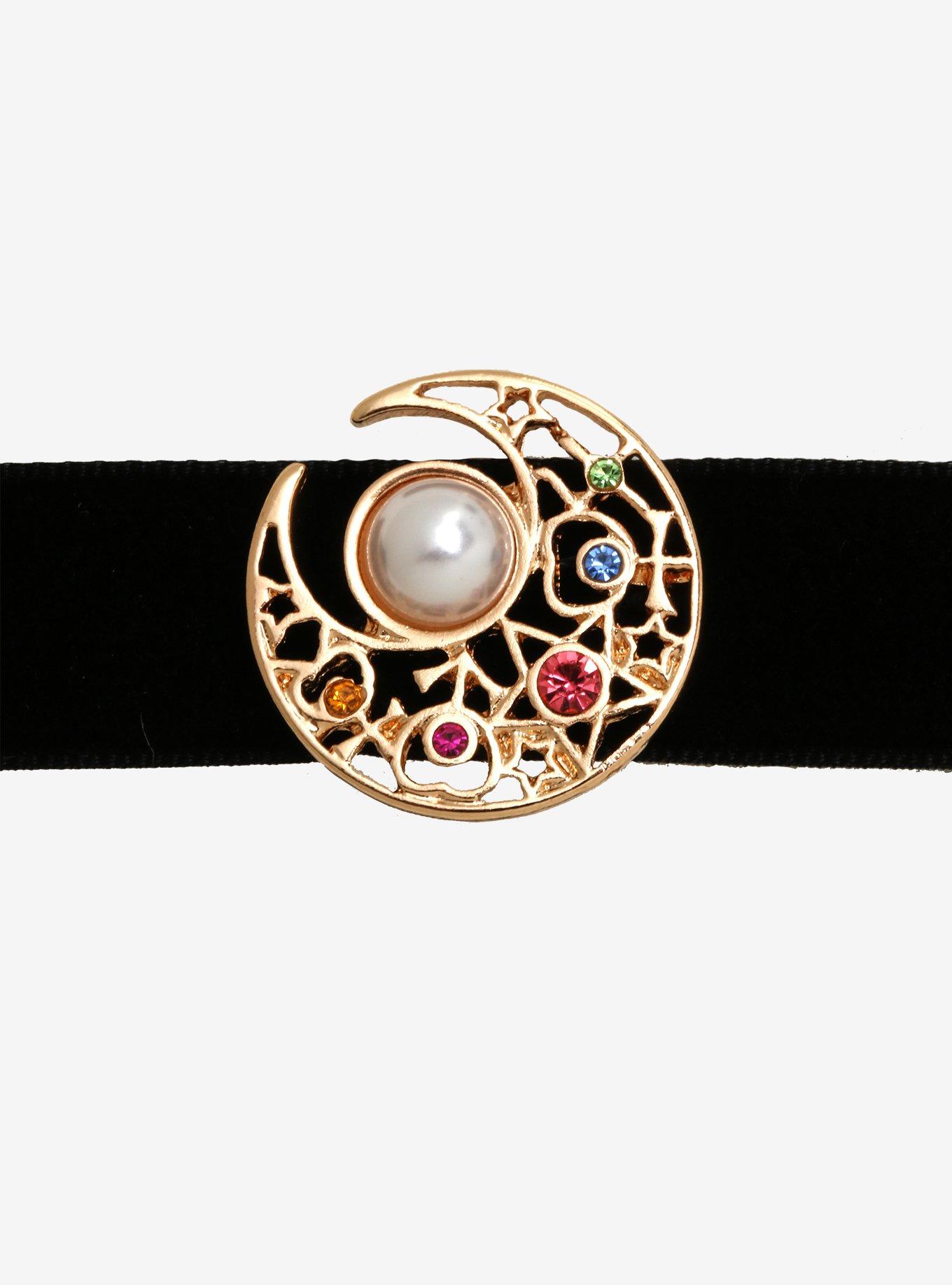 Sailor Moon Crescent Moon Velvet Choker, , alternate
