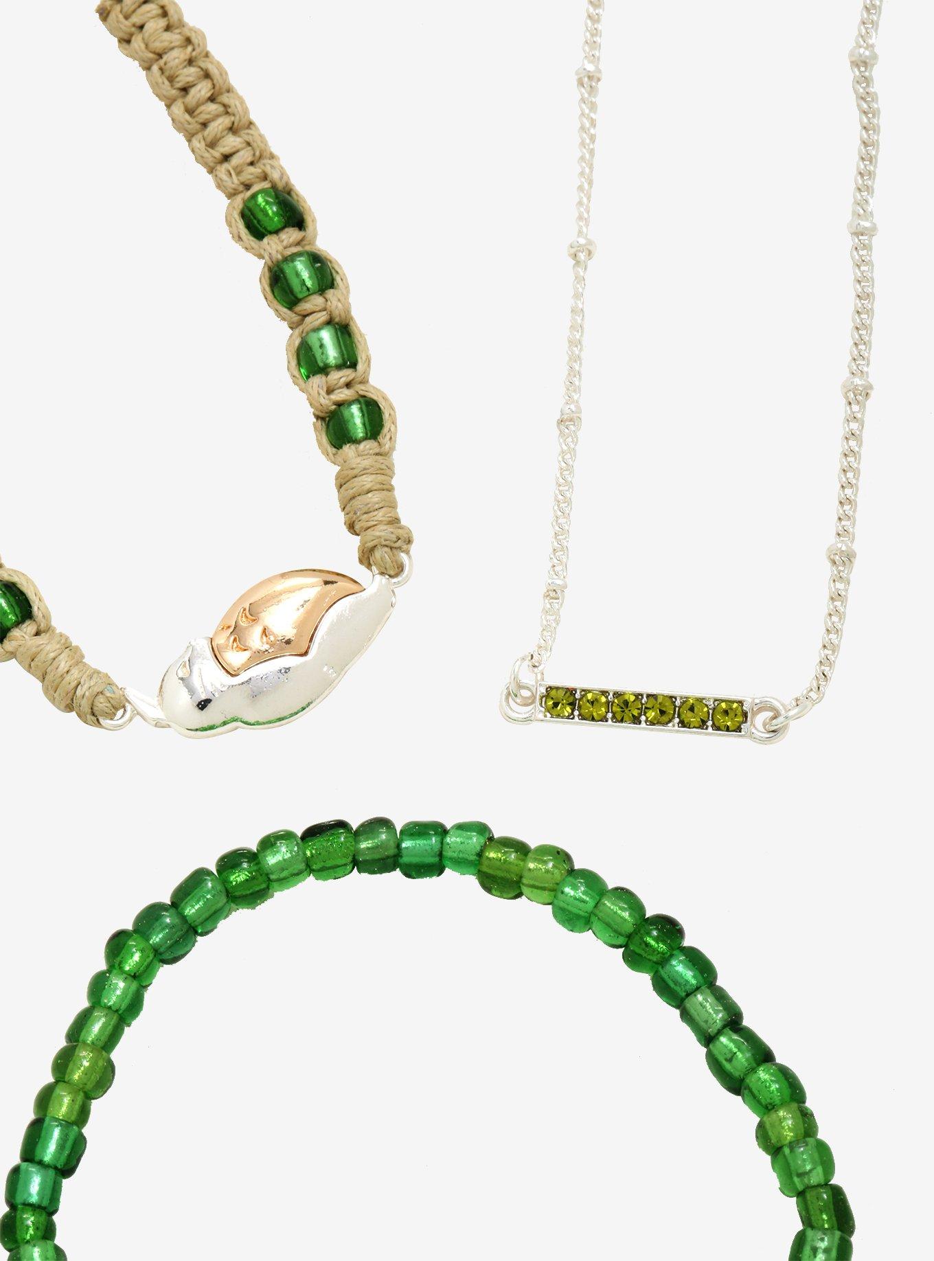 Studio Ghibli My Neighbor Totoro Green Stone Bracelet Set, , alternate
