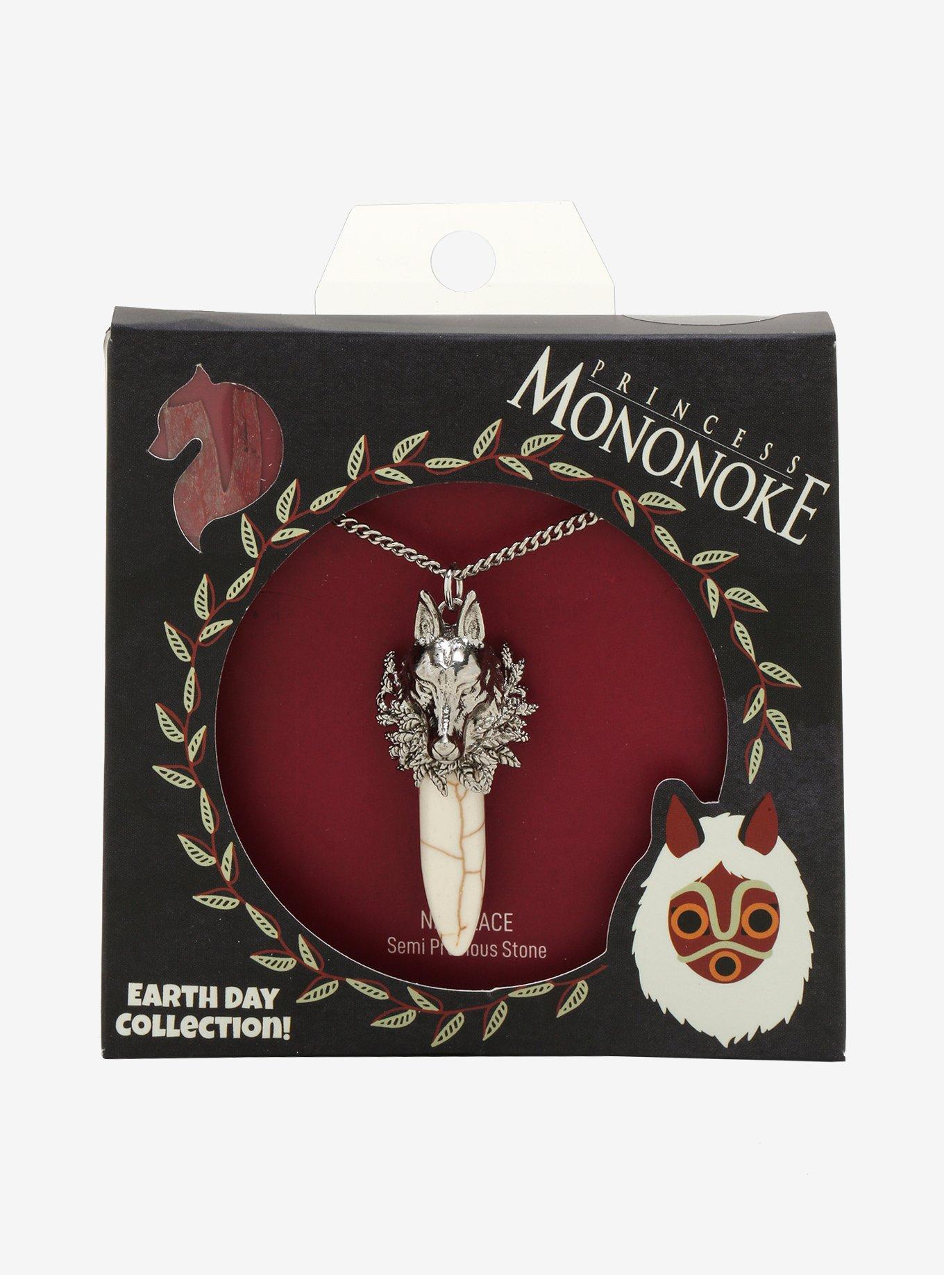 Studio Ghibli Princess Mononoke Wolf’s Head Necklace, , alternate