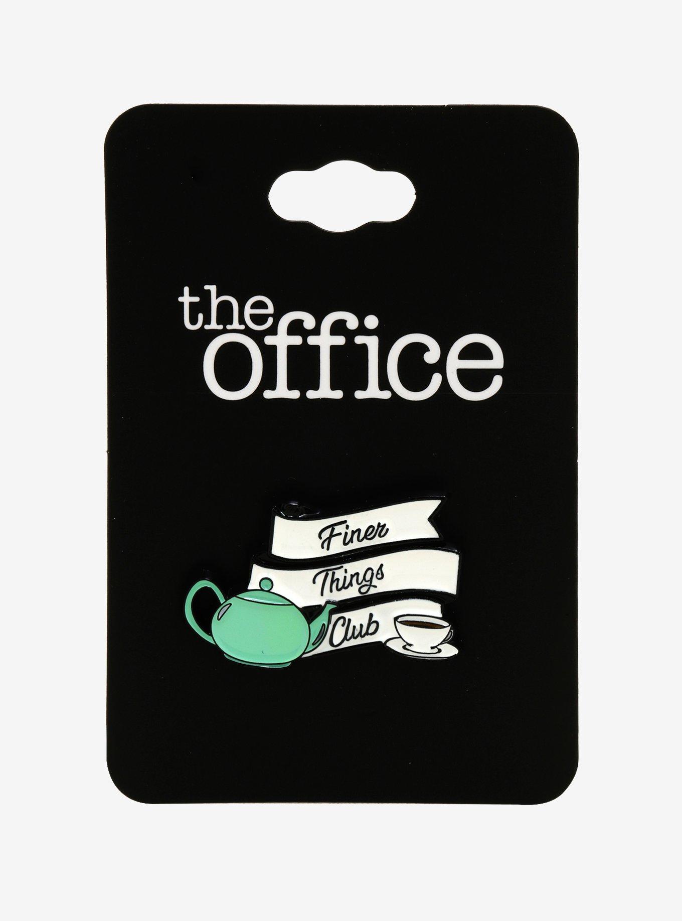 The Office Finer Things Club Enamel Pin - BoxLunch Exclusive, , alternate