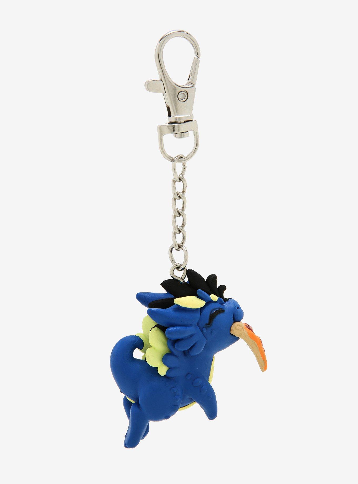 Dragons and Beasties Pep Food Dragon Vinyl Backpack Clip, , alternate