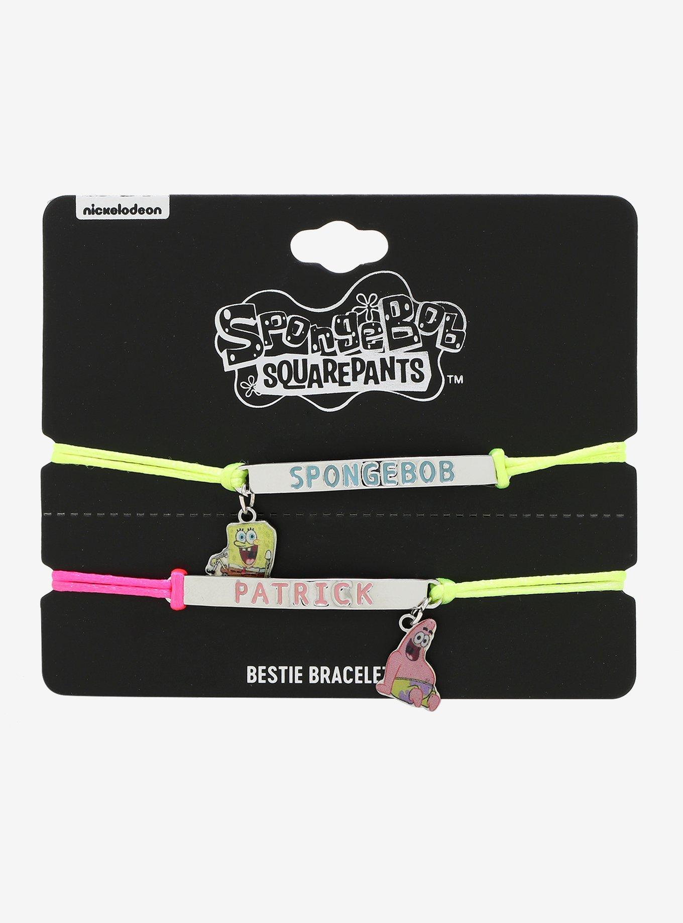 SpongeBob SquarePants Rainbow Best Friend Cord Bracelet Set, , alternate