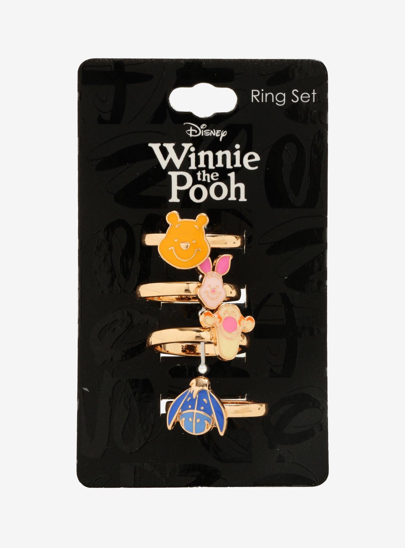 Disney Winnie The Pooh Character Ring Set, , alternate