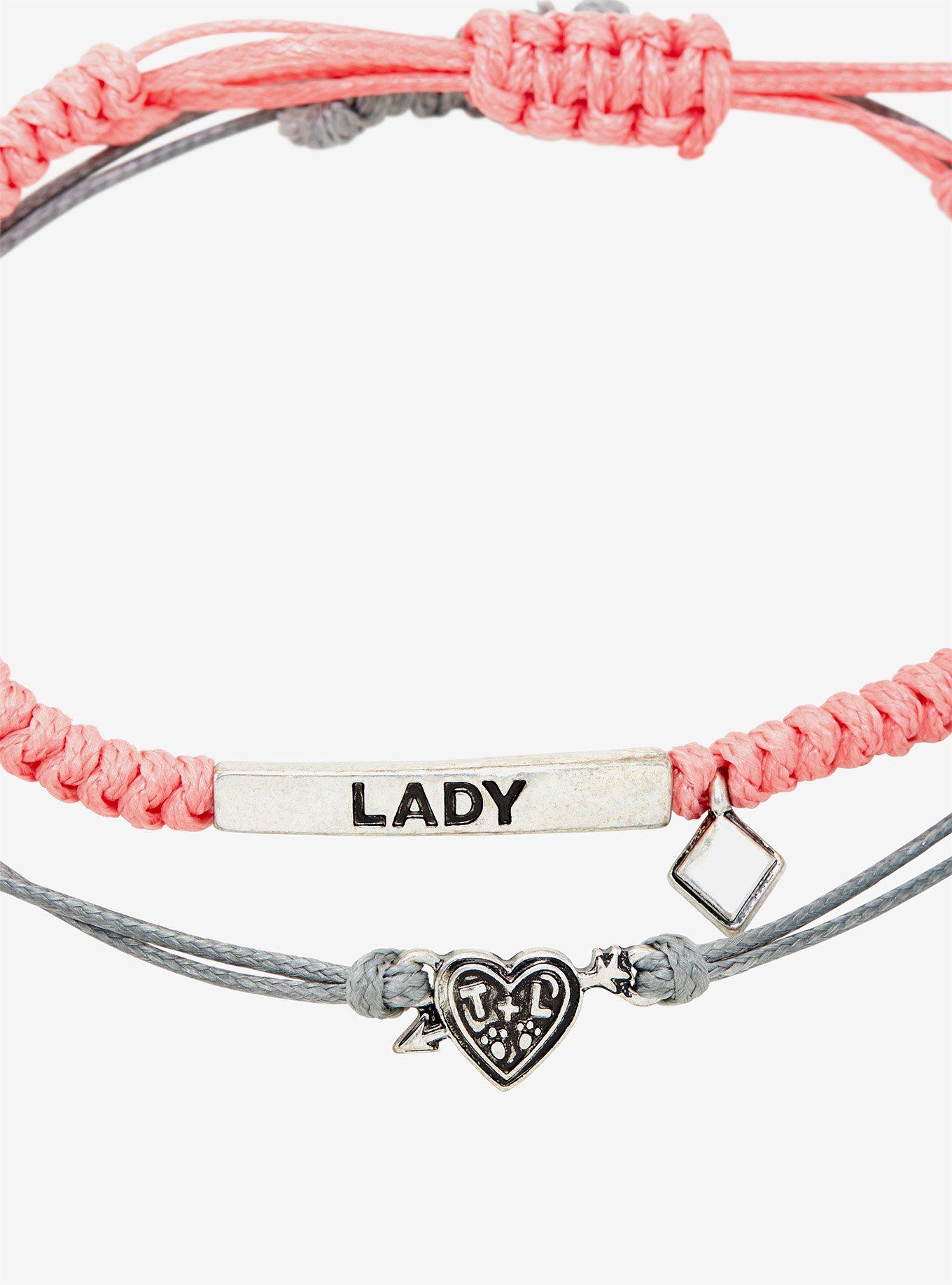 Disney Lady And The Tramp Lady Cord Bracelet Set, , alternate