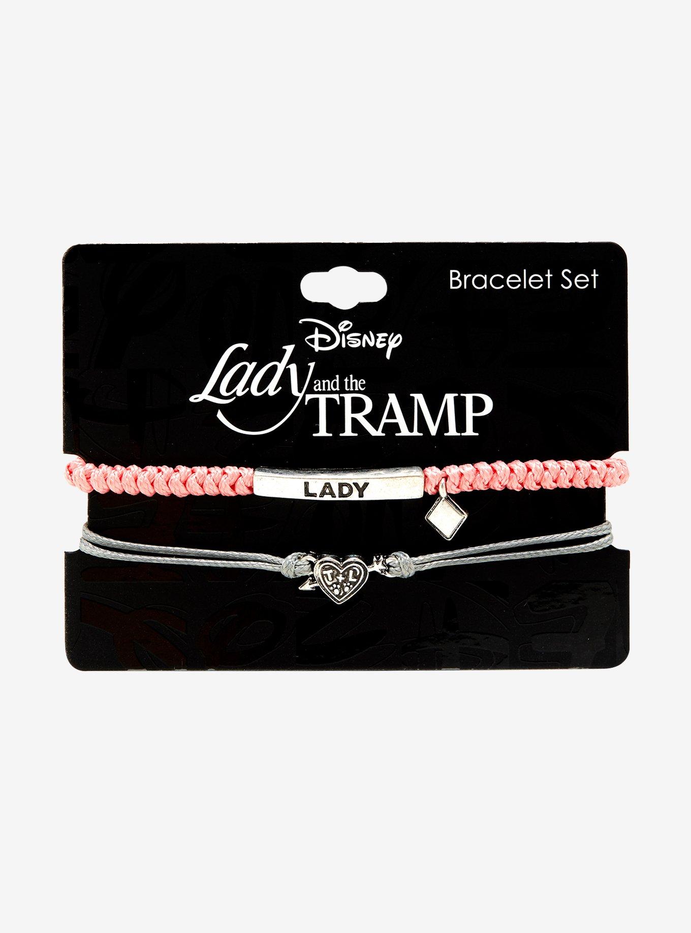 Disney Lady And The Tramp Lady Cord Bracelet Set, , alternate