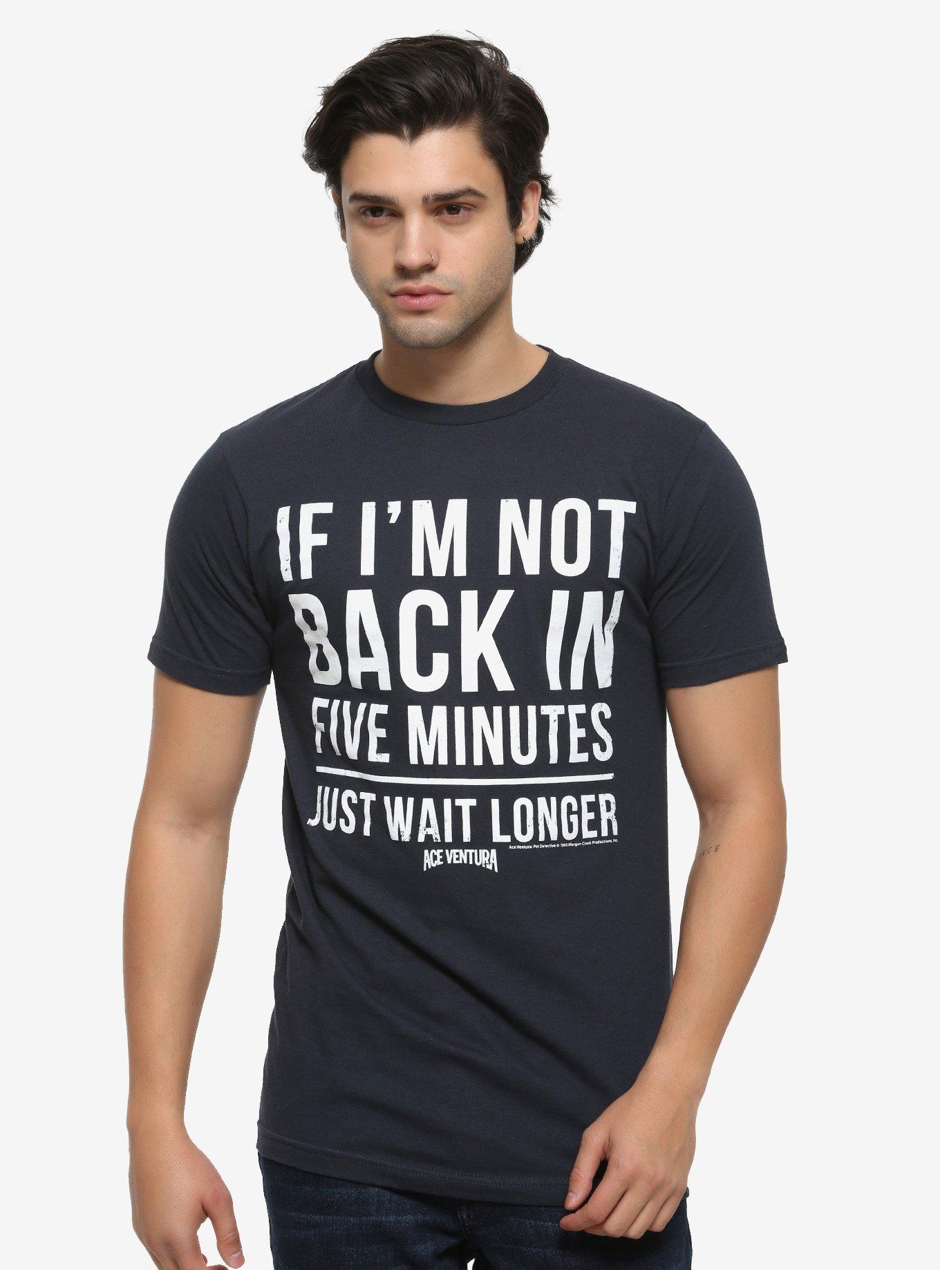 Ace Ventura: Pet Detective Just Wait Longer T-Shirt, WHITE, alternate