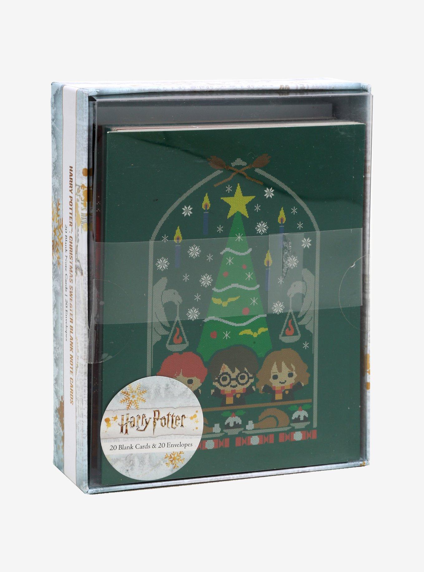Harry Potter Christmas Chibi Note Card Set, , alternate