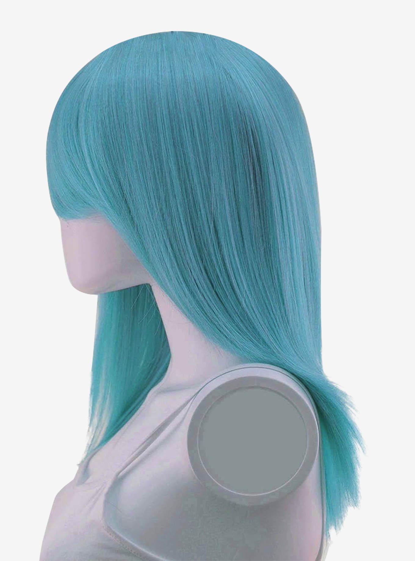 Epic Cosplay Theia Anime Blue Mix Medium Length Wig, , hi-res