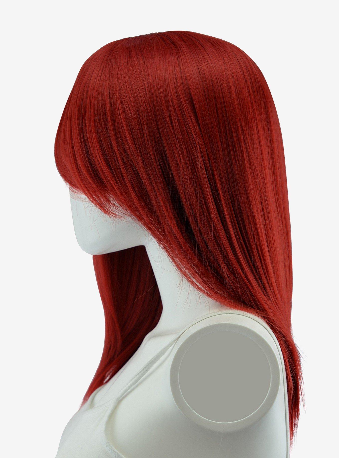 Epic Cosplay Theia Dark Red Medium Length Wig, , alternate