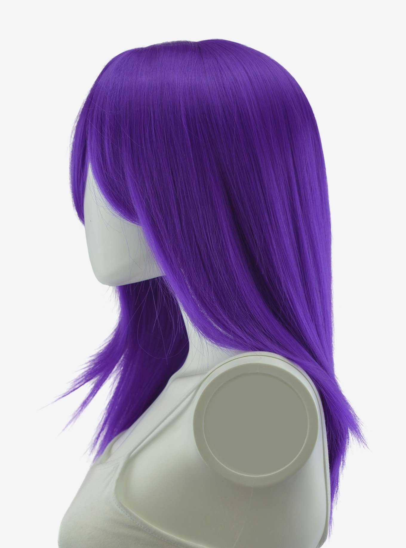 Epic Cosplay Theia Lux Purple Medium Length Wig, , hi-res