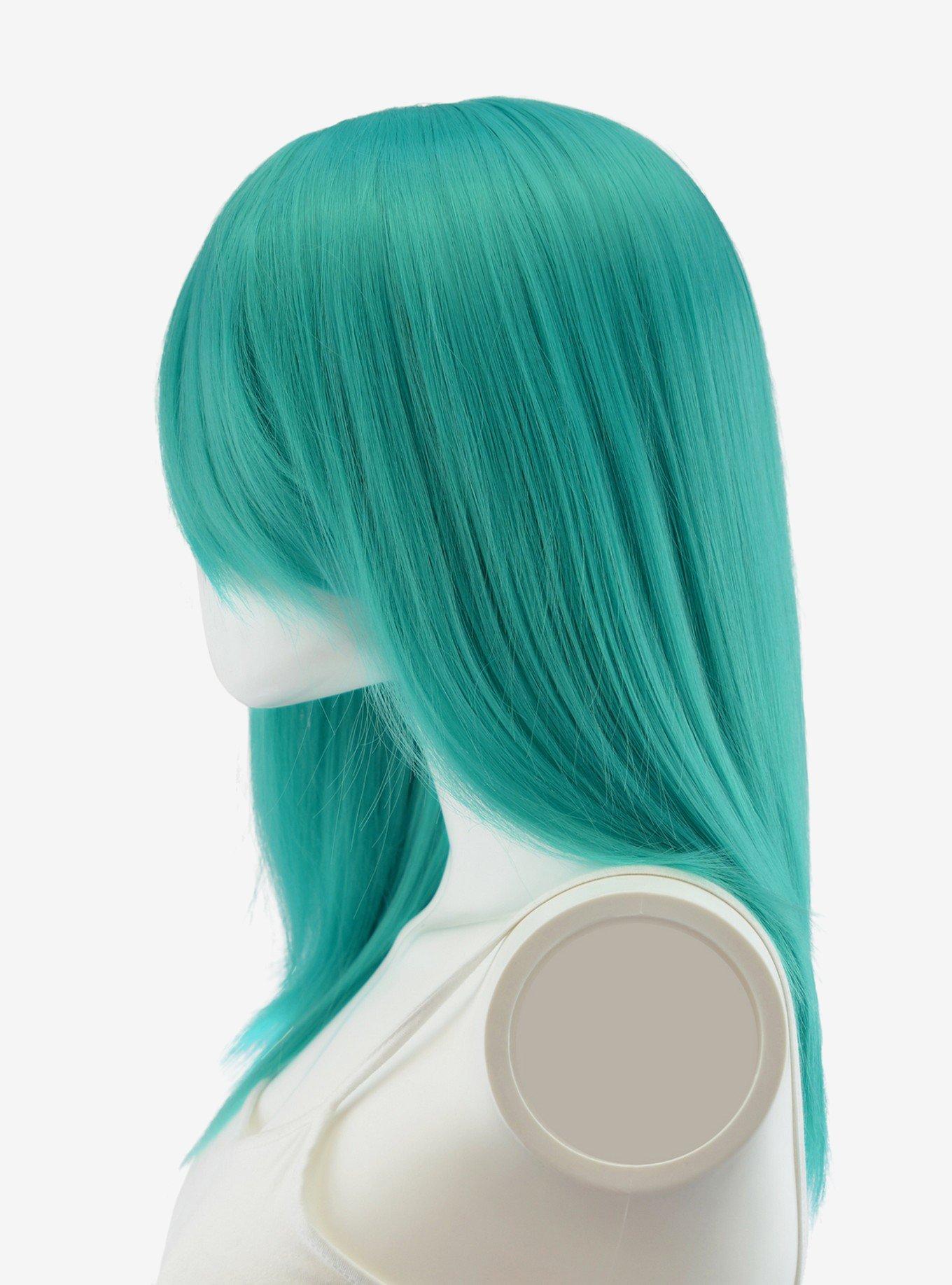 Epic Cosplay Theia Vocaloid Green Medium Length Wig, , alternate