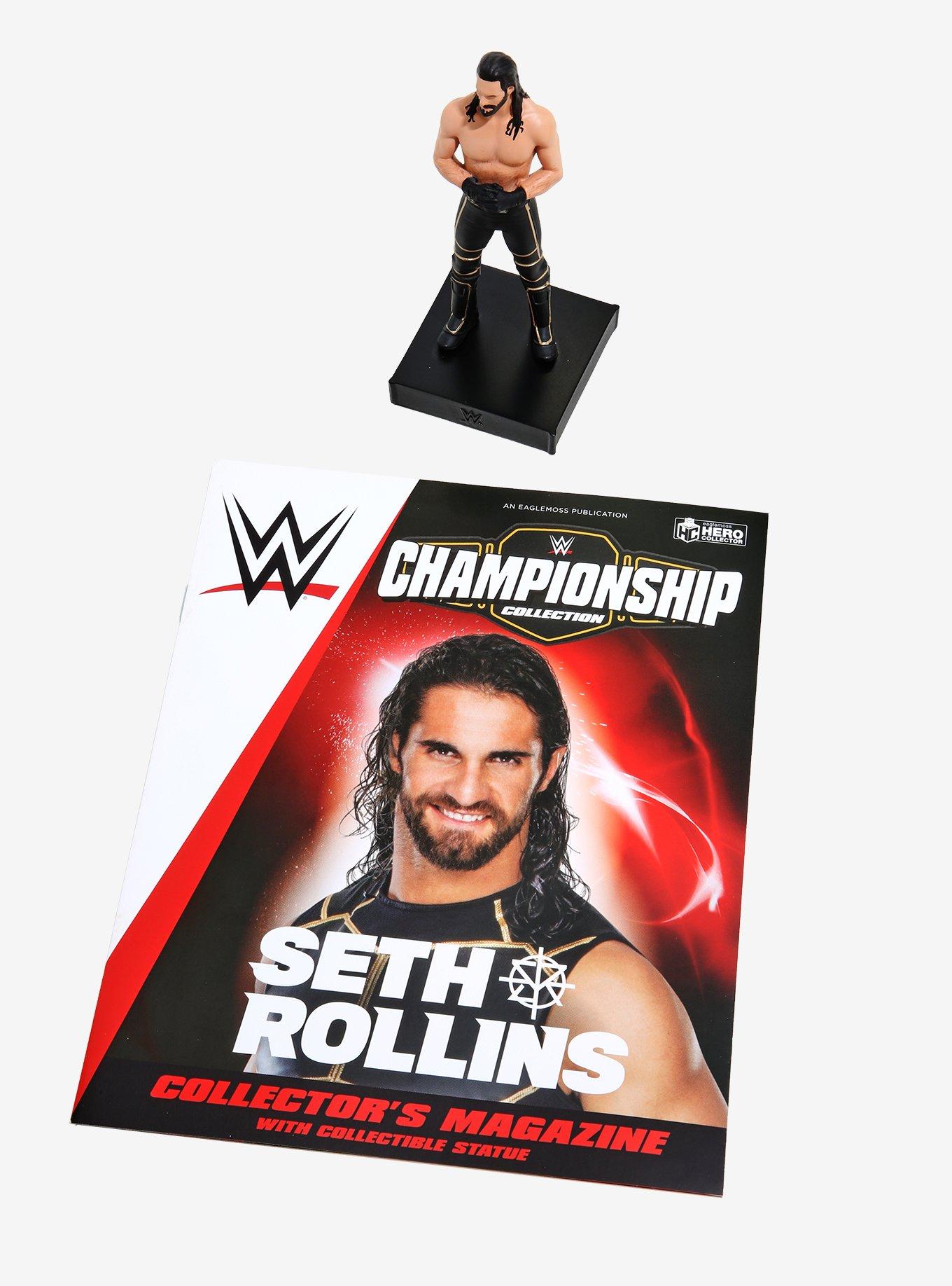 WWE Seth Rollins Championship Collection Magazine & Collectible Statue, , alternate