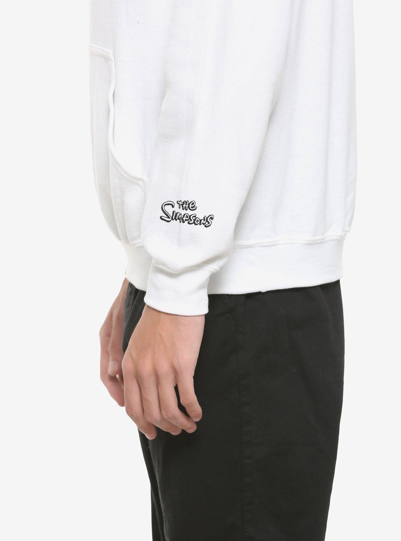 The Simpsons Black & White Family Portrait Hoodie, MULTI, alternate