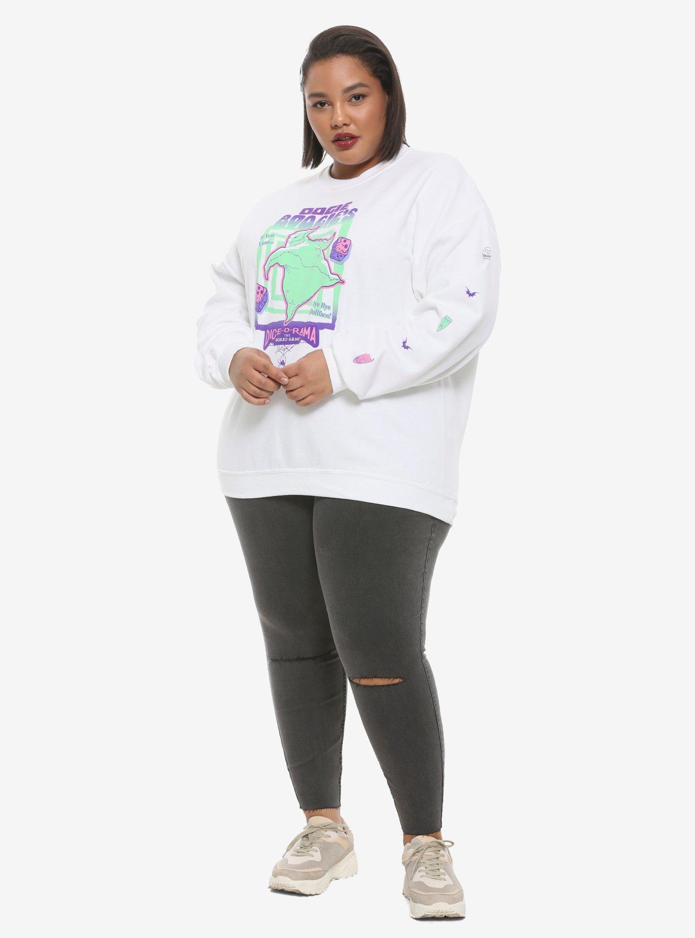 The Nightmare Before Christmas Oogie Boogie's Dice-O-Rama Girls Sweatshirt Plus Size, MULTI, alternate