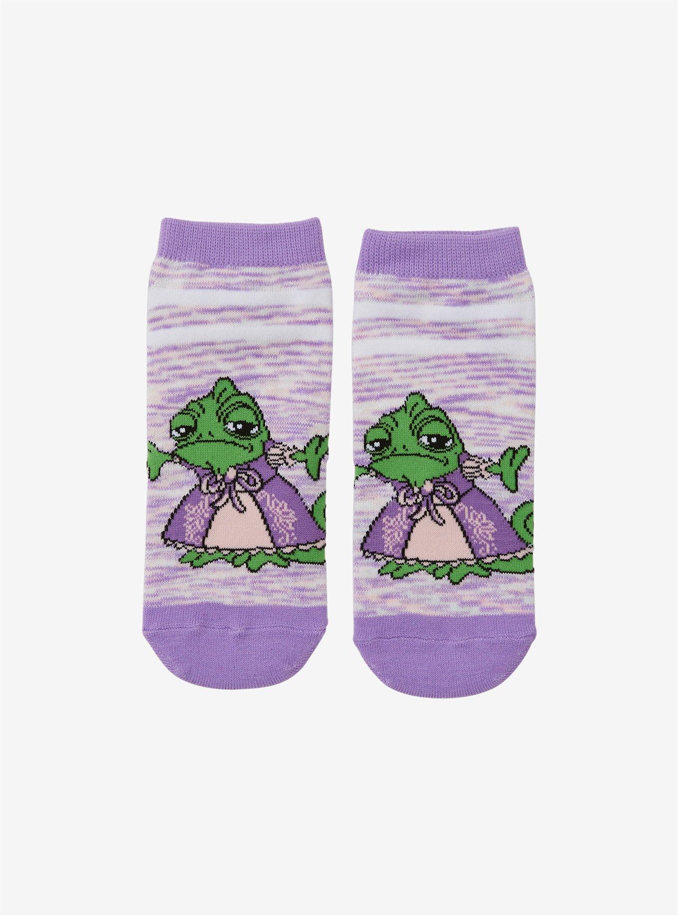 Disney Tangled Pascal Rapunzel Dress No-Show Socks, , alternate