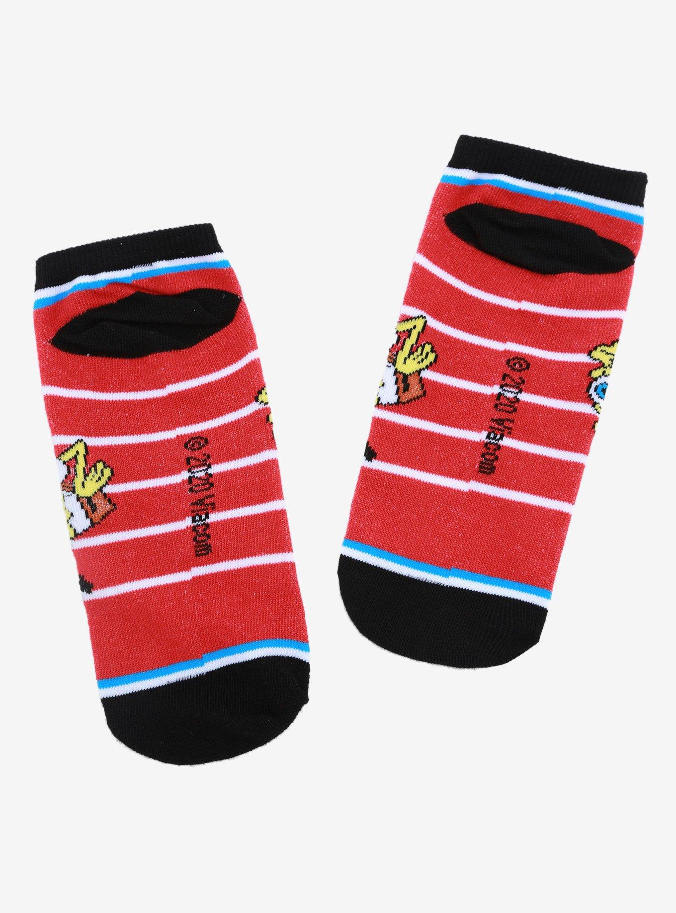 SpongeBob SquarePants Chicken No-Show Socks, , alternate