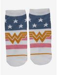 DC Comics Wonder Woman 1984 Glitter Logo No-Show Socks, , alternate