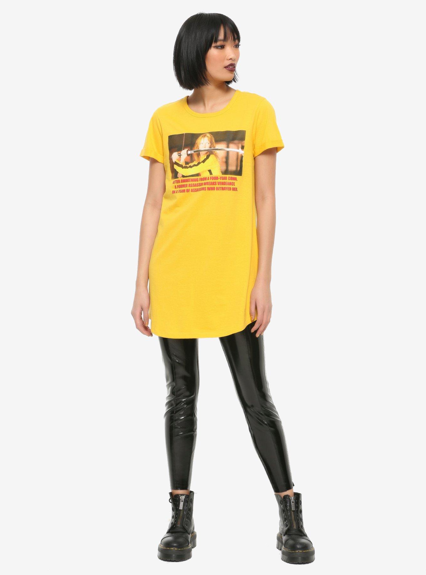 Kill Bill: Volume 1 Synopsis T-Shirt Dress, YELLOW, alternate