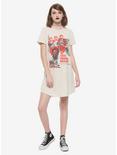 The Texas Chainsaw Massacre Red & Black Collage T-Shirt Dress, OATMEAL, alternate