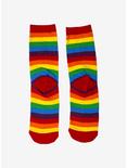 Rainbow Lollipop Crew Socks, , alternate