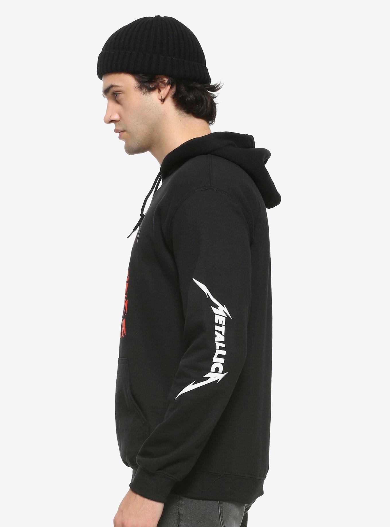 Metallica Fractured Skull Hoodie, BLACK, alternate