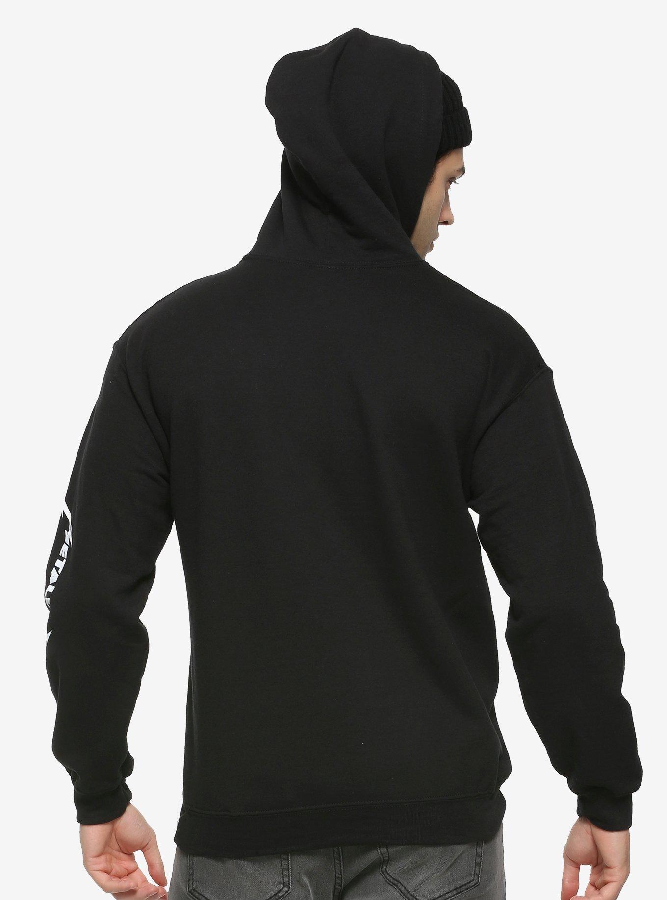 Metallica Fractured Skull Hoodie, BLACK, alternate