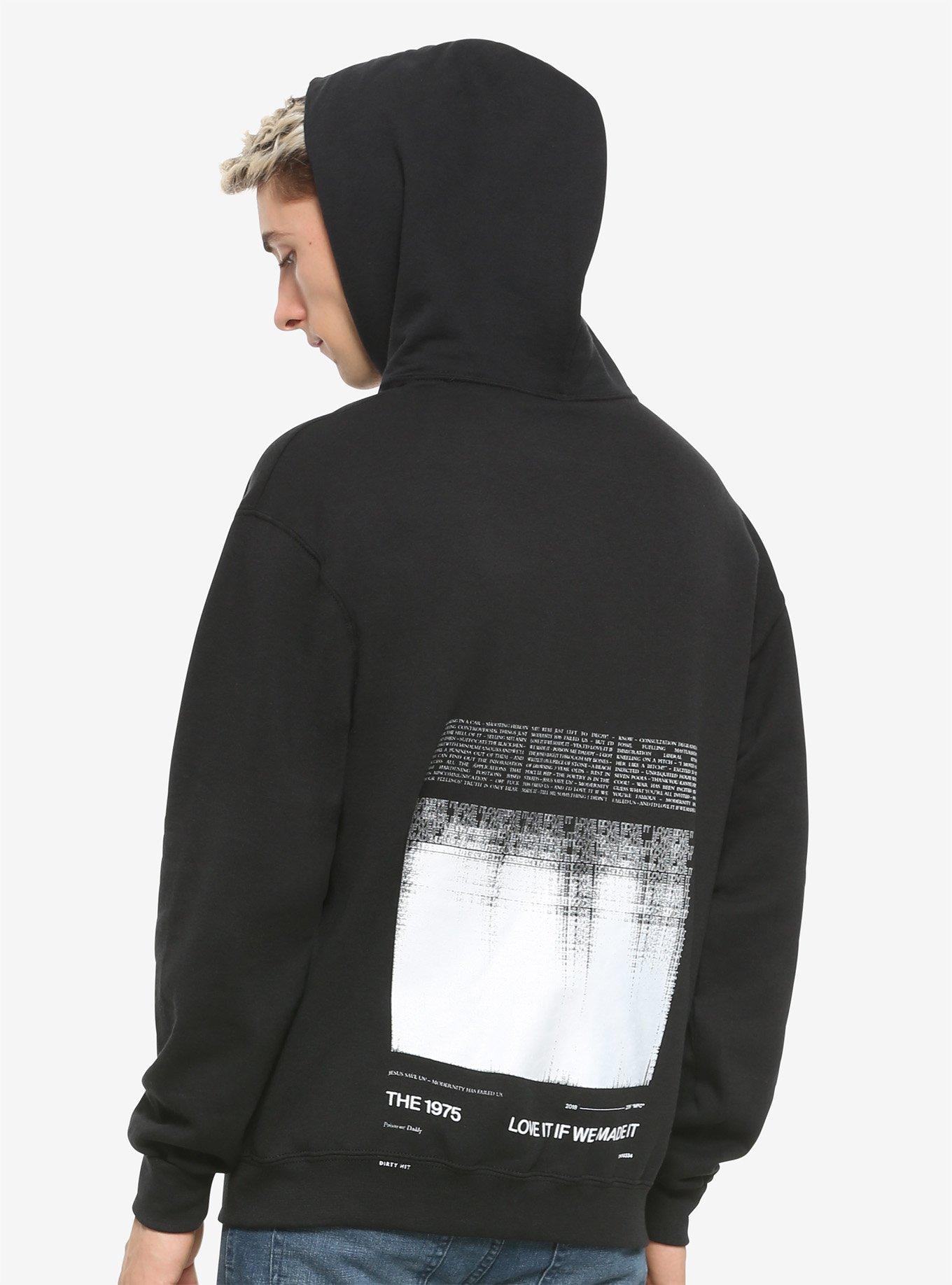 The 1975 Repeat Logo Hoodie, BLACK, alternate