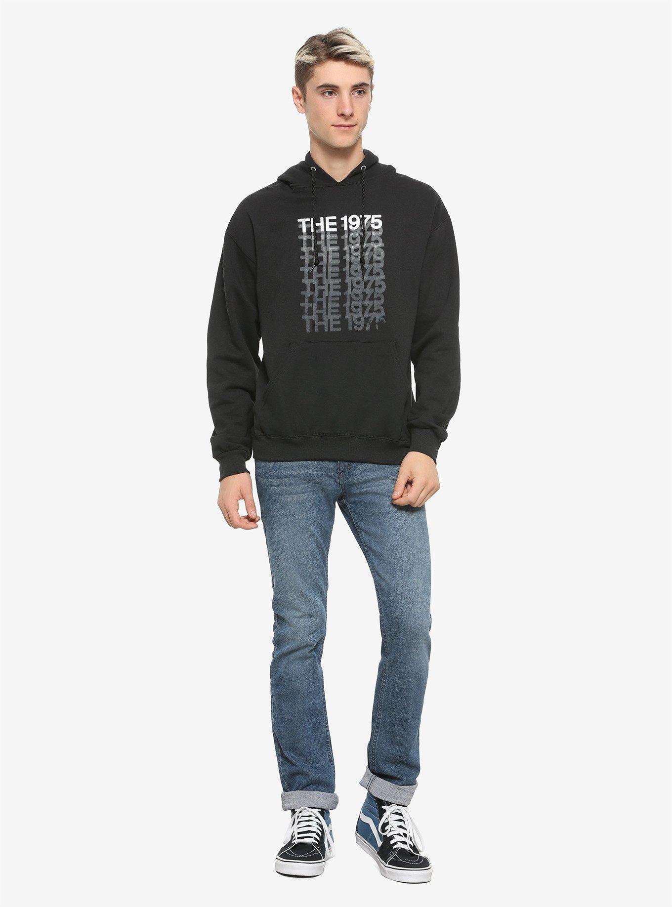 The 1975 Repeat Logo Hoodie, BLACK, alternate