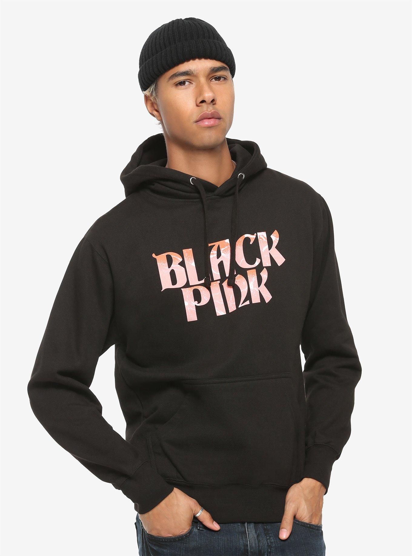 Blackpink Shield Photo Hoodie, BLACK, alternate