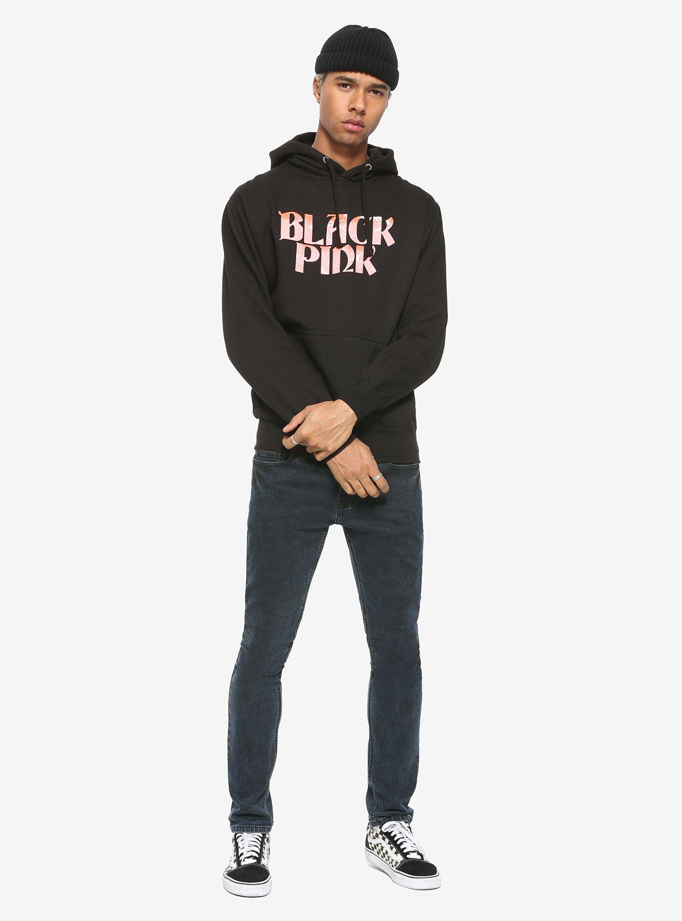 Blackpink Shield Photo Hoodie, BLACK, alternate