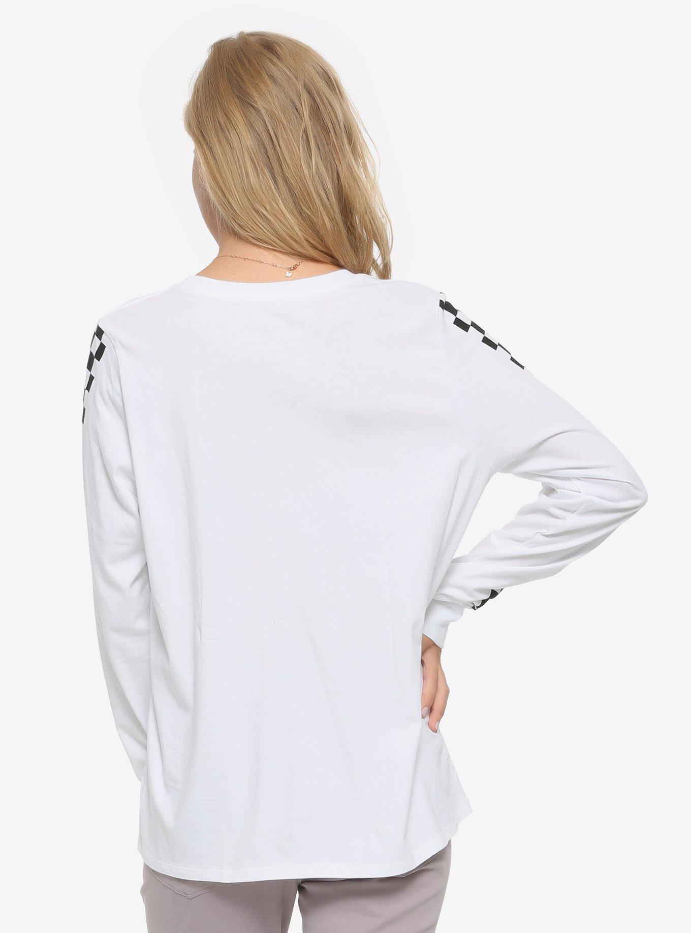 Our Universe Disney Checkered Long-Sleeve T-Shirt, MULTI, alternate