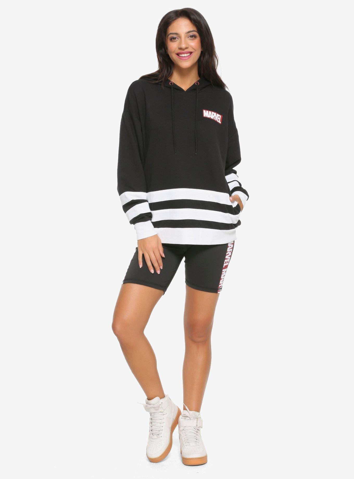 Our Universe Marvel Logo Bike Shorts, MULTI, alternate