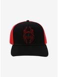 Marvel Spider-Man Black & Red Logo Snapback Hat, , alternate