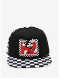 Disney Mickey Mouse Checkered Snapback Hat, , alternate