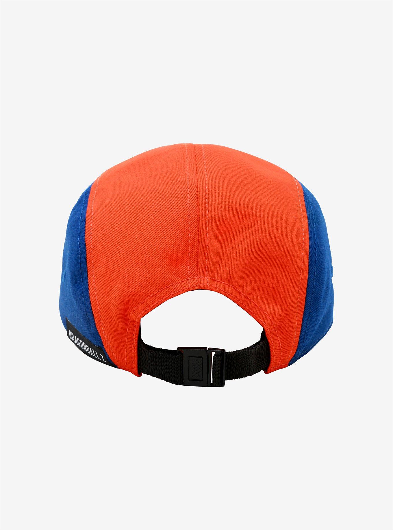 Dragon Ball Z Blue Orange & Black 5-Panel Strapback Hat, , alternate