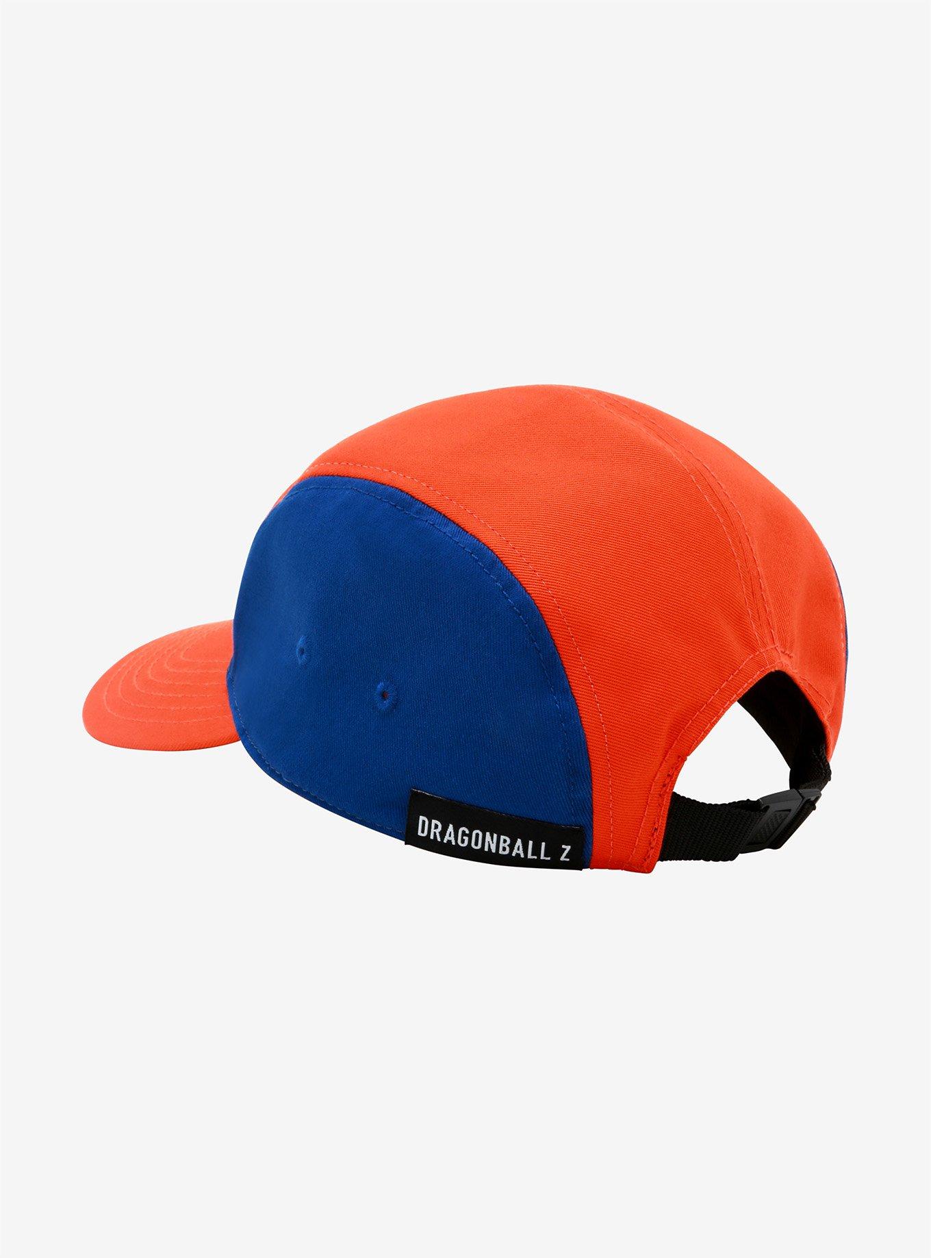 Dragon Ball Z Blue Orange & Black 5-Panel Strapback Hat, , alternate