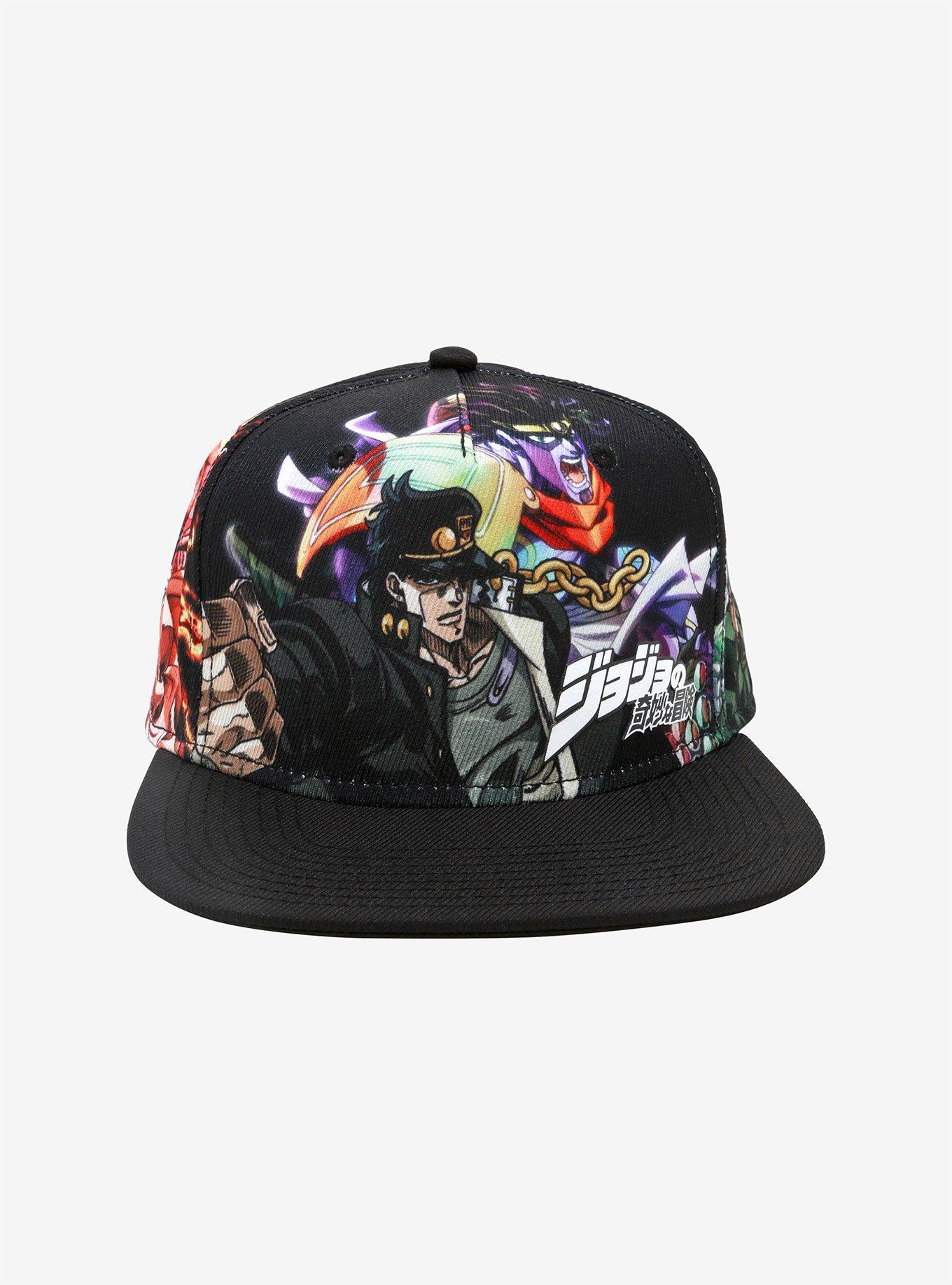 JoJo's Bizarre Adventure Characters Snapback Hat, , alternate