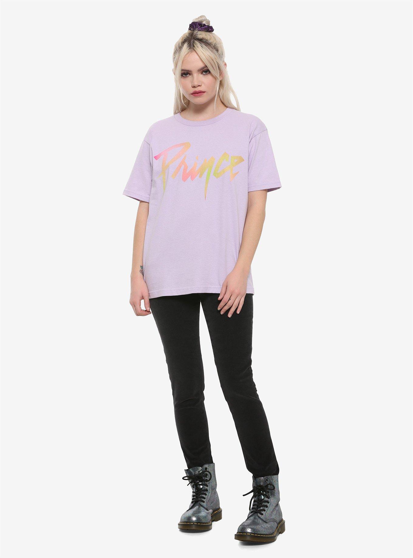 Prince Pastel Logo Girls T-Shirt, PURPLE, alternate