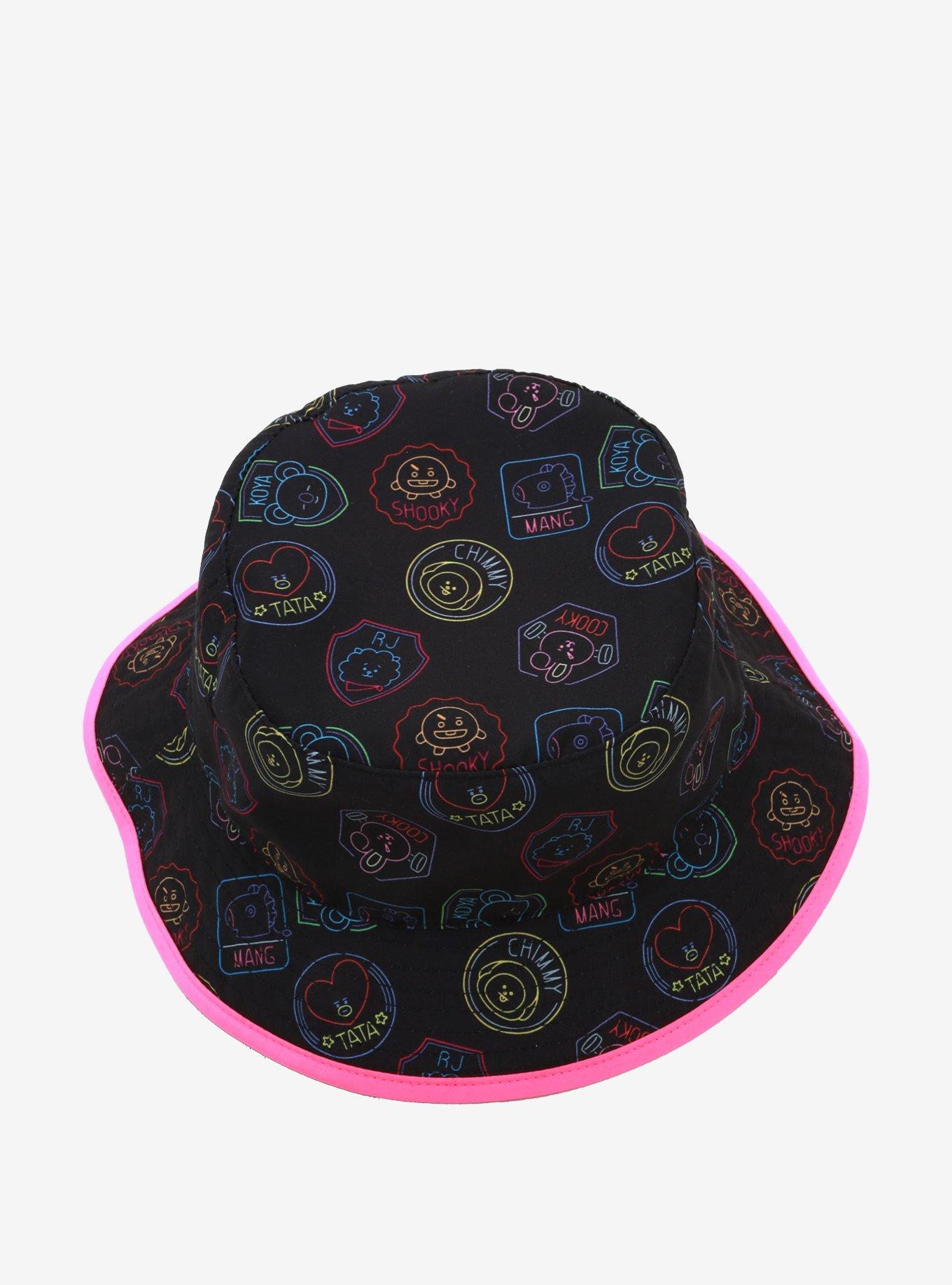 BT21 Neon Sign Bucket Hat, , alternate