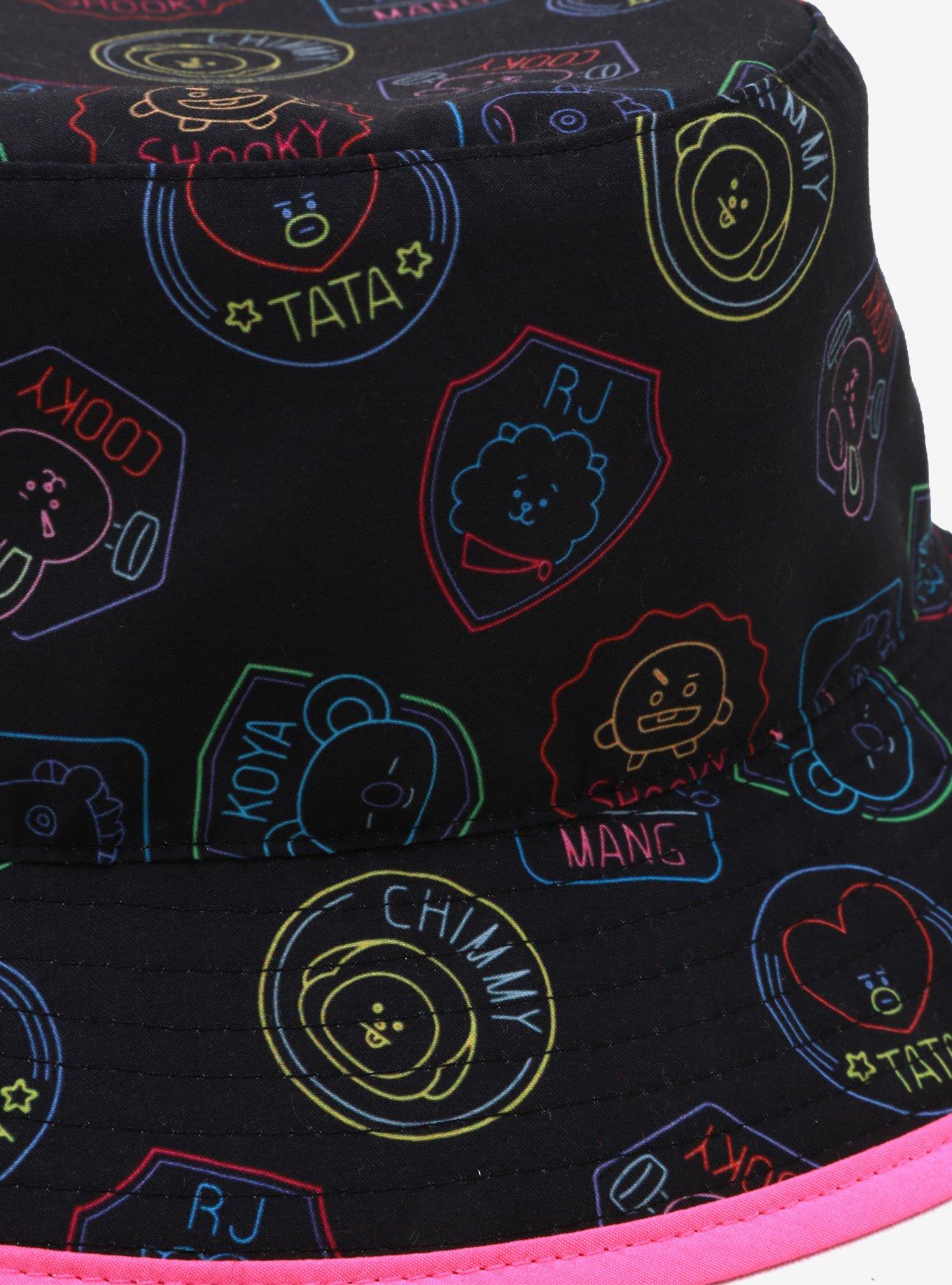 BT21 Neon Sign Bucket Hat, , alternate