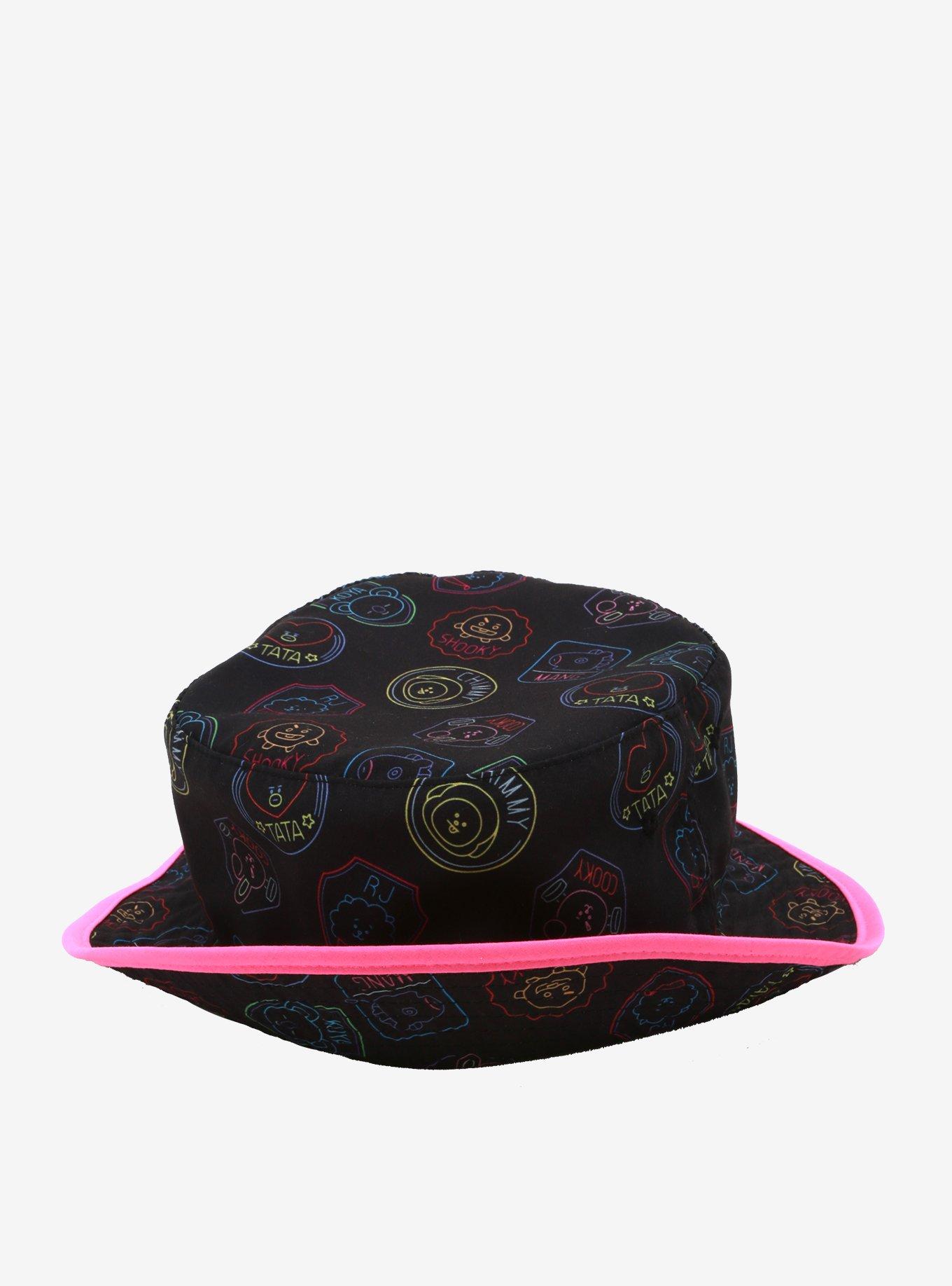 BT21 Neon Sign Bucket Hat, , alternate