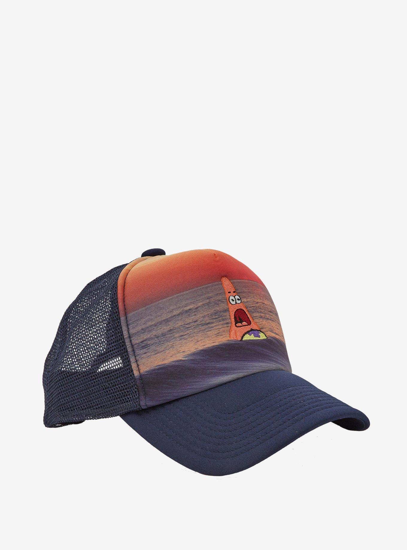 SpongeBob SquarePants Surprised Patrick Beach Trucker Hat, , alternate