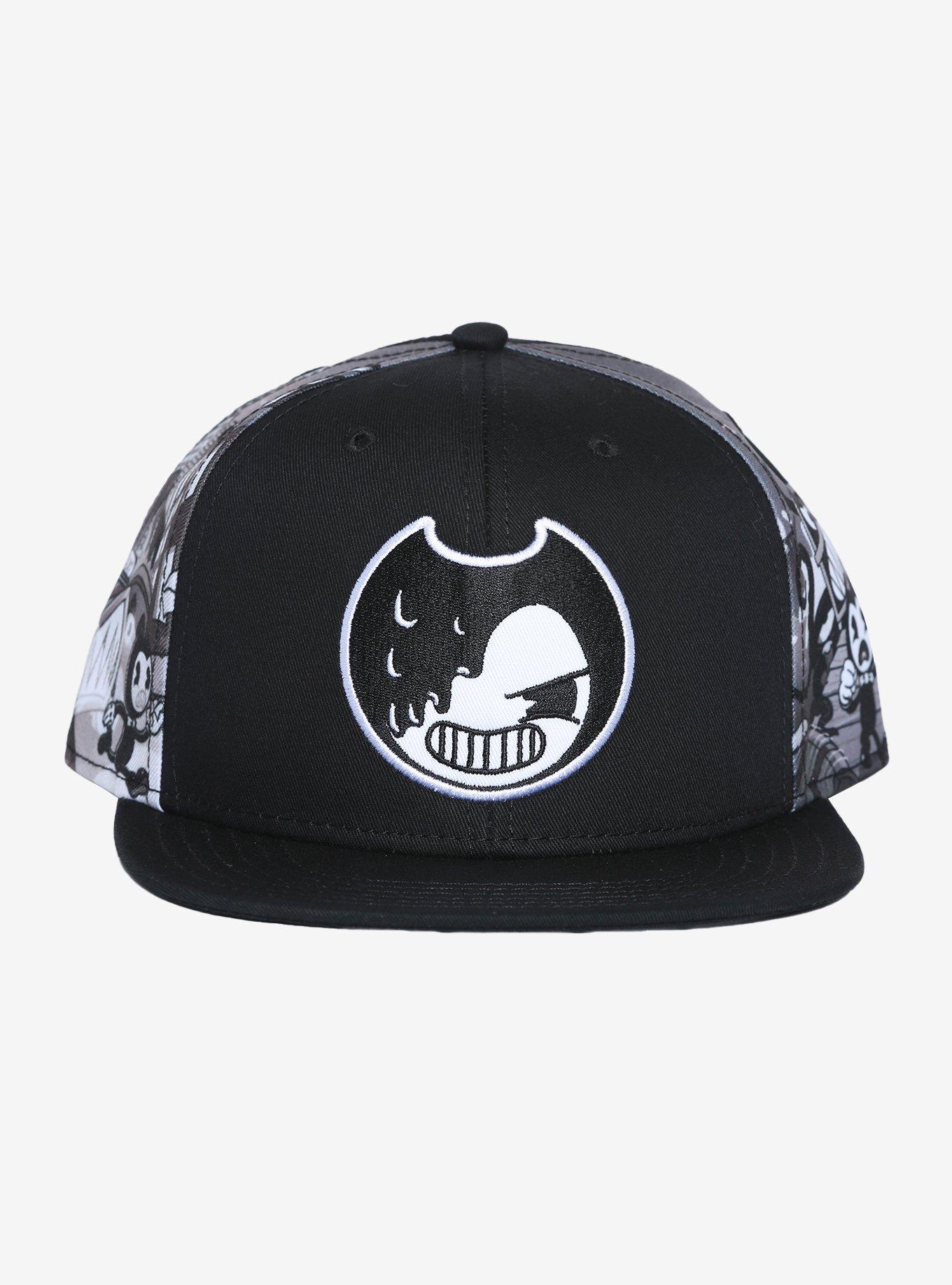 Bendy And The Ink Machine Paneled Snapback Hat, , alternate